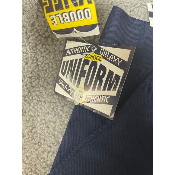 2 Authentic Galaxy Uniforms many & Khaki Pants Flat Front Sizes 16H 16 husky - Picture 5 of 11